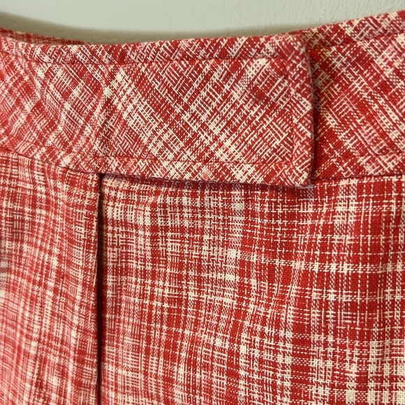 Talbots NEW Womens Linen Blend‎ Tapered Capri Pants Mid-Rise Ankle Cropped 10P - Picture 3 of 16